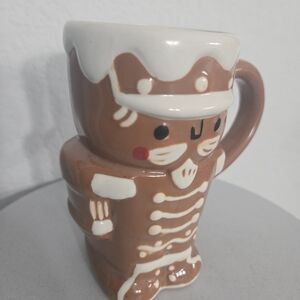 Gingerbread Nutcracker Mug Stoneware Gingerbread Nutcracker Man Holiday Cup